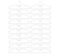 Plastic Clothes Hangers with Anti Slip Short Neck Design to Optimize Closet Vertical Space Secure Various Clothing Styles 5 10 or 20 Pieces per Set (20pcs)