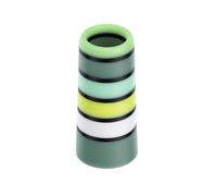 Plastic Club Ferrules Lightweight Scratch Proof Iron Ferrules for 0.35 Inch Steel Shafts Suitable for All Skill Levels 10pcs (9.1mm*30mm*14mm)