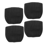 Plastic Clutch Pad Forklift Brake Pedal Cover 9x8.5cm 4pcs Black | Wear-resistant Non-slip Surface, Industrial Adhesive Backing, Easy Fitting, Strong Grip for Warehouse Equipment