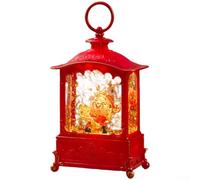 Plastic CNY Night Light with Sound Music Red Fortune Ornament(B)