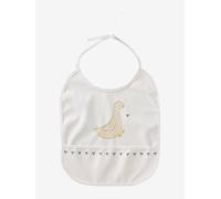 Plastic-coated round bib sage green