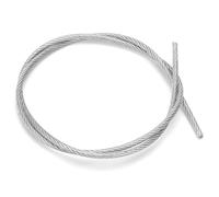 Plastic Coated Wire Rope,304 Stainless Steel Coated Steel Cable,20 Meters Aircraft Cable Outdoor Covered Rubber Wire Rope Inner Wire Rope Houseables DIY Crafts for Traction Hanging,Pulling,Drying