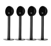 Plastic Coffee Scoop Tamper 4pcs Measuring Spoon 10g for Espresso | 2-in-1 Dual Purpose Tool, Black Plastic Build, Cocoa Powder and Tea Leaves, Home Coffee Station Use
