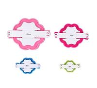 Plastic Colorful Pompom Maker Set DIY Knitting Craft Project [Various Sizes] Household