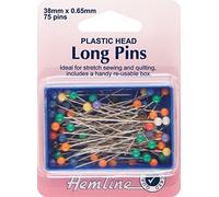 Plastic Coloured Head Long Sewing Pins