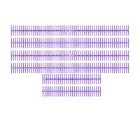 Plastic Comb Binding Spines 19mm 30 Rings | Holds 150 Sheets for Letter / B5 / Half Letter Paper | Easy Cut - to - Size Design for Reports, Manuals & Notebooks | 10 - Pack Reusable (Purple)