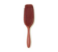 Plastic Comb Household Long And Short Tooth Detangler Hairbrush Portable Long-handled Fluffy Thick Comb(Pale red)