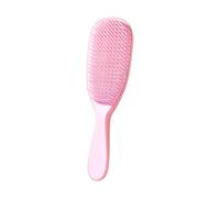 Plastic Comb Long-Handled Massage Detangler Hairbrush Household Fluffy Styling Comb Suitable For Both Wet And Dry Use(Pale red)