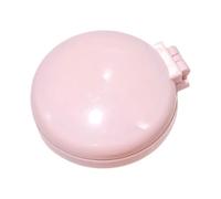 Plastic Comb Mini Air Cushion Massage Mirror Detangler Hairbrush A Portable Folding Comb Suitable For Various Hairstyles(Pale red)