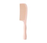 Plastic Comb Thickened Long-Handled Flat Hairbrush For Home Use Large Comb For Styling And Adding Volume(Pale red)