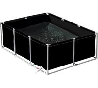 Plastic compact Large Outdoor Fish Pond Canvas Water Tank With Drain Valve canvas water tank