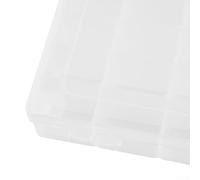 Plastic Compartment Organizer Box for Jewelry, Beads, and Small Pill Storage Solutions (36 Compartment)
