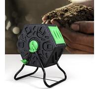 Plastic Compost Bin for Easy Waste Recycling Single Chamber Design Quick Composting Solution with Effortless Rotation