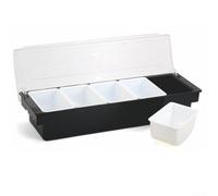 Plastic Condiment Box with Handles for Easy Cleaning and Maintenance in Restaurants or Homes (C)