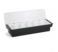 Plastic Condiment Box with Handles for Easy Cleaning and Maintenance in Restaurants or Homes (D)