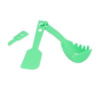 Plastic Cooking Utensils Set, 8 in 1 Heat Resistant Kitchen Utensils Set Green Kitchen Utensils Ladle Spoon Baking Spatula Set Spoon Spatula for Cooking and Baking