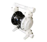 Plastic Corrosion-Resistant Pneumatic Diaphragm Pump, Filter Press Diaphragm Pump, PP Engineering Plastic Pneumatic Diaphragm Pump Safer Design(QBY-15)