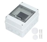 Plastic Cover Power Distribution Protection Box, Transparent Distribution Box for Circuit Breaker, Indoor Electrical Panel with PC Engineering Plastic Shell and IP65 Rat