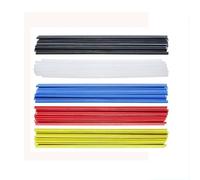 Plastic Covered Electrode, 10 Pcs Multicolor PP Welding Rods 20cm(Yellow)