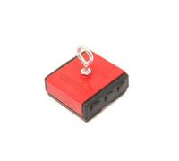 Plastic Covered Holding Magnet For Attaching To A Chain Or Rope For Holding Ferrous Materials - 18Kg Pull