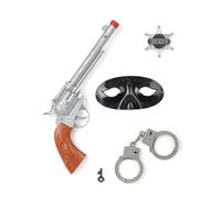 Plastic cowboy set