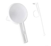 Plastic Cream Funnel 20cm for Chocolate Icing | Adjustable flow control, grip, precise decorating, safe plastic material, cake pancake use