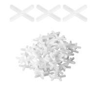 Plastic Cross Spacers, White Spacer Tile Joints, 3 mm Plastic Joint Crosses, A Tool for Precise Positioning when Laying Wall and Floor Tiles, 500 Items