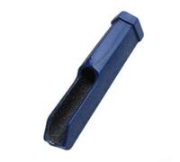 Plastic Cue Tip Scuffer and Trimmer for 10mm Tips(Blue)