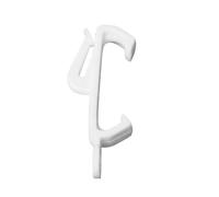 Plastic Curtain Track Rail Gliders Hooks to Fit Harrison Drape Elegance White Curtain Track (20)