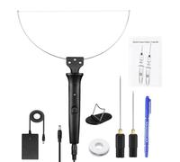 Plastic Cutting Machine,8 in 1 Black Heated Wire Cutter,100-240V /18W Styrofoam Cutting Pen,Polyethylene Foam Cutters Smoother Cutting for Carving Crafts