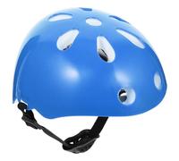 Plastic Cycling Helmet Blue Adjustable for Back to School Decorations | Air Vents, Comfortable Fit, Keeps Cool and Reduces Sweating, for Scooter Riding and Outdoor Sports