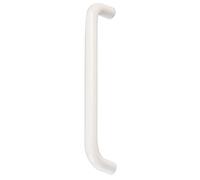 Plastic D Handle White 128MM, Furniture Handles, Qty X 2 | D02073