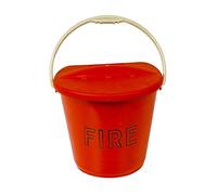 Plastic 'D' Shaped Fire Bucket