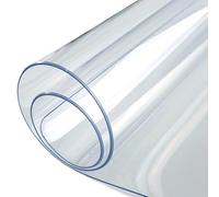 Plastic Desk Cover Protector,2mm Thick Clear Desk Pad Mat,Table Cover,PVC Table Cover Protector for Writing Office Computer Desk(60 * 120cm)