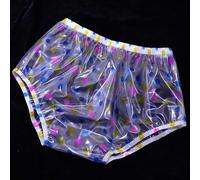 Plastic Diaper Covers,Adult Pull-On Waterproof Incontinence Briefs, Loose-Fitting Clear Leak-Proof Diapers, Unisex - Soft, Noiseless PVC High-Waisted Diapers