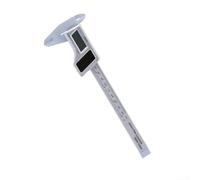 Plastic Digital Caliper with Solar Power, Magnetic Stripe Film Scale, Large LCD Screen, Zeroing Function, Metric/Imperial Conversion, and Fine Adjustment for Accurate Readings