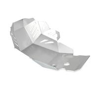 Plastic Dirt Bike Rear Fender Mud Flap For KLR650 KLR 650 2008-24 Chassis Engine Guard Bash Bottom Skid Plate Lower Frame Cover Protector(Silver)