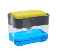 Plastic Dispenser 1 Set Detergent Box Large Capacity Easy to Use 3 Colors Detergent Liquid Press Dispenser Box for Kitchen Dispenser Box Liquid Soap Holder
