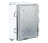 Plastic Distribution Box Waterproof Transparent Door with Snap Buckle for Outdoor Engineering Power and Equipment Network Wiring