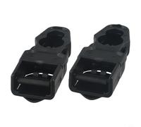 Plastic Dive Fin Strap Buckles Set Medium Size Black(Type B)