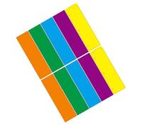 Plastic Dividers, 20Pcs Mini Binder Dividers Plastic Index Card Separators