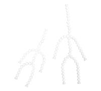 Plastic Doll Skeleton Frame 2pcs Movable Head Parts