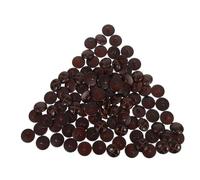 Plastic Dome Buttons Vintage Tortoise Shell 100pcs | Mushroom Shape, Brown Retro Finish, Easy Sew-on Fasteners for Crafters, Sewing Enthusiasts, Crafting and Costume Making