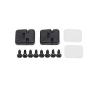Plastic Door Hinge Set for 1/10 RC Crawler for traxxas for trx4 Lightweight Door Handle Kit for 1/10 Scale RC Car Black High Simulation Door Hinges for trx4 Remote Control Car Plastic (Door hinges)