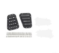 Plastic Door Hinge Set for 1/10 RC Crawler for traxxas for trx4 Lightweight Door Handle Kit for 1/10 Scale RC Car Black High Simulation Door Hinges for trx4 Remote Control Car Plastic Fuel (Air Inlet)