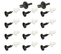 Plastic Door Panel Fastener Clips 15mm Head Direct Fit | 15mm head size, 10mm stem, 9.3mm hole, plastic material, for durable and practical construction