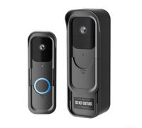 Plastic Doorbell Mount Bracket No Drill Holder With Strong For Blink Video Doorbell 1st Gen Black Color Slide Adjustment Design For Security Camera Installation On Flat Surfaces