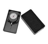 Plastic Double Pointer Dial Type Tensiometer, Tension Force Analog Meter, Dual Pointer Tension for Electrical Pressure, Micro Switch, Valve, Spring Pull Pressure, (SZN-0.1-2)