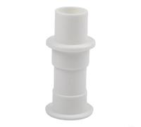 Plastic Drain Pipe for Boat Drainage in Baitwell Motorwell and Compartments Compatible with Standard Marine Cutout Dimensions (White Small)