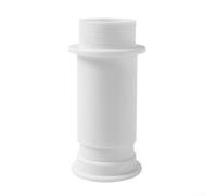 Plastic Drain Pipe for Boat Drainage in Baitwell Motorwell and Compartments Compatible with Standard Marine Cutout Dimensions (White Large)